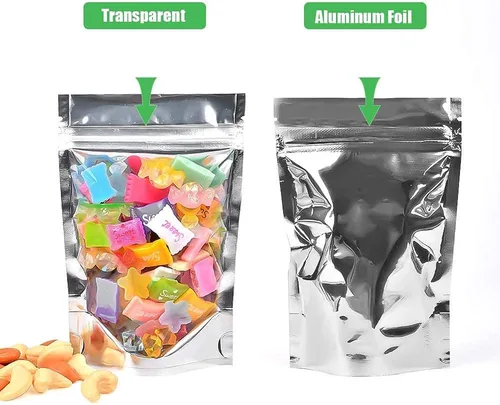 Vista 3 de Bolsas de tereftalato de polietileno, 90 unidades, 9 tamaños, 7 mil bolsas de Mylar para almacenamiento de alimentos, bolsas resellables de mylar