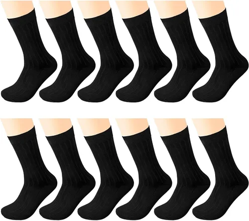 Vista 25 de 12 pares de calcetines de vestir para hombre