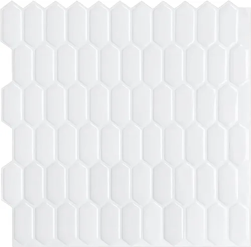 Vista 11 de Protector contra salpicaduras para cocina, 10 hojas de 9 x 9 pulgadas, adhesivo 3D para cocina, baño, azulejos de pared