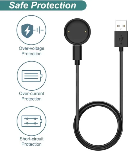 Vista 5 de Cargador para reloj inteligente Amazfit Bip 6 / Active 2 (3.3 pies/3.3 ft)