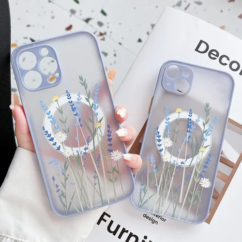 Vista 4 de Skyseaco Funda para iPhone X/iPhone Xs compatible con MagSafe para policarbonato transparente esmerilado, protector de espalda de flores a prueba