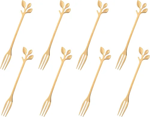 Vista 9 de dcieiosul - Cucharas de café expreso de acero inoxidable chapadas en oro, vajilla de cubiertos, cucharaditas de postre, cucharas de sopa pequeñas