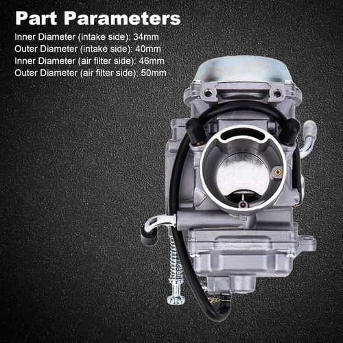 Vista 4 de Carburador para Polaris Sportsman 500 600 700 Magnum 425 Ranger 425 500 ATV con filtro de aire Assy