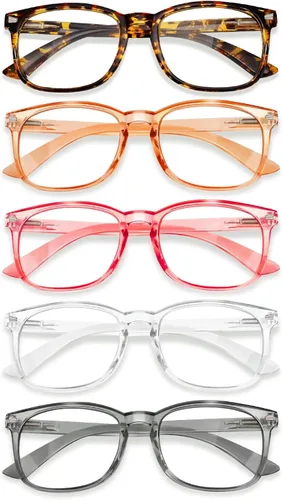 Vista 8 de Lentes de lectura para mujeres y hombres, lectores de luz azul para hombres y mujeres