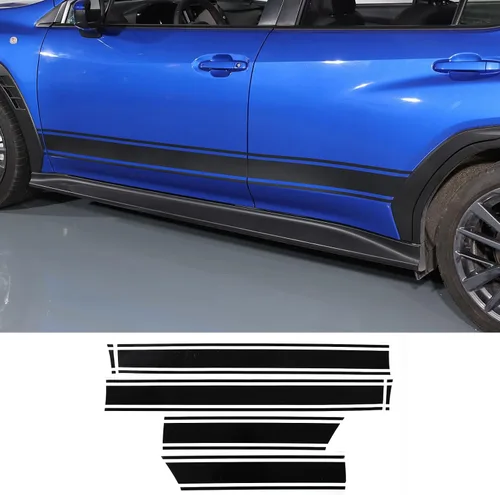 Vista 8 de Compatible con Subaru WRX 2022 2023 - Adhesivo adhesivo para lado de carrocería de automóvil, carreras, deportes, tira lateral autoadhesiva