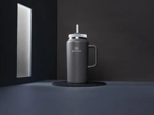Vista 6 de STANLEY Quencher H2.0 Vaso Térmico con asa y pajilla, 64 onzas, tapa Flowstate de 3 posiciones, gran capacidad para viajes y deportes, vaso de acero