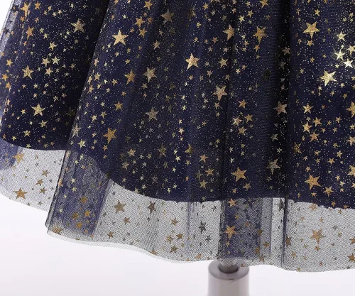 Vista 6 de Nileafes Vestido de princesa de tul para niñas pequeñas, vestido tutú de fiesta