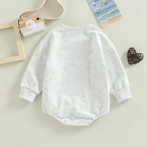 Vista 142 de Adobabirl Traje de Halloween para bebé, sudadera de fantasma, calabaza, mameluco, suéter de gran tamaño, lindo para otoño e invierno