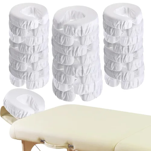Vista 11 de Macarrie - Juego de 24 fundas de microfibra para mesa de masaje, color beige