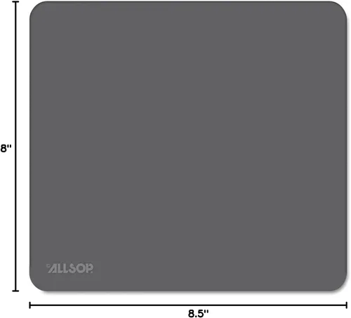 Vista 3 de Allsop Accutrack Slimline - Alfombrilla de ratón, grafito, 8" x 8.75" x 0.03