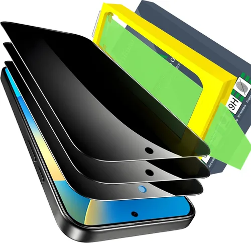 Vista 15 de Ferilinso [Instalación Automática de Polvo] Pack de 3 Protectores de Pantalla de Privacidad para Google Pixel 10 Pro XL, Accesorios Compatibles