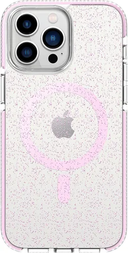 Vista 8 de Prodigee iPhone 14 Pro Max Safetee Flow Night + Mag Multicolor translúcido Prueba de caídas Cubierta de doble capa Compatible con carga NOCHE