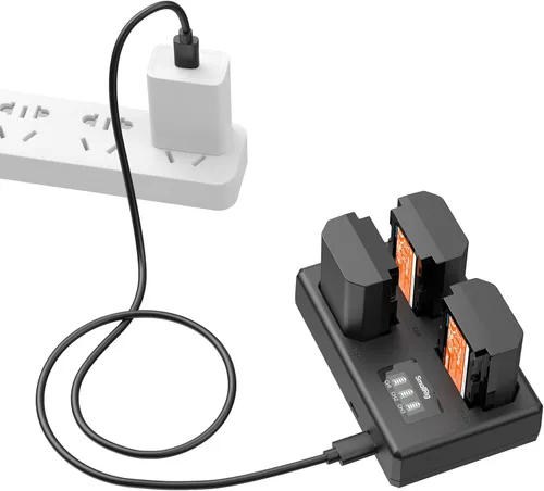 Vista 9 de SMALLRIG Batería USB-C de repalcement de 2400mAh y kit de batería de cámara NP-FZ100 para Sony