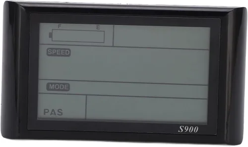 Vista 5 de Computadora de bicicleta, panel de control de pantalla LCD S900, 36 V 48 V bicicleta eléctrica LCD medidor de pantalla LCD computadora de ciclismo
