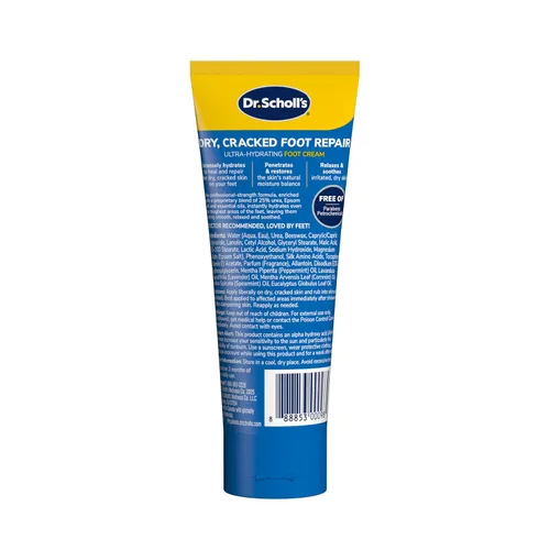 Vista 9 de Dr. Scholl's Ultra Hydrating Foot Cream - Crema para pies, 3.5 oz, crema con 25% de urea para pies secos y agrietados, cura e hidrata para tener