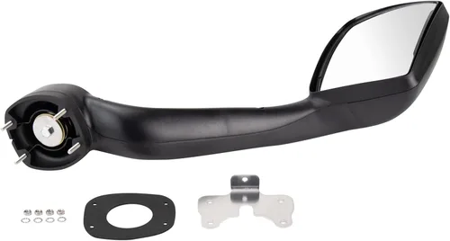 Vista 178 de TRQ Espejo plegable con calefacción eléctrica del lado del conductor con indicador de punto ciego pintura a juego negro liso compatible con Kia