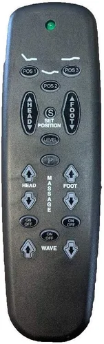 Vista 3 de Leggett & Platt E95 - Control remoto de repuesto ajustable para cama (el antiguo control remoto debe tener exactamente los mismos botones)