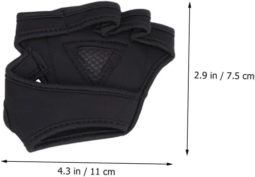Vista 5 de INOOMP Guantes de gimnasio para hombres y mujeres, guantes de entrenamiento para hombres, guantes de mano para hombres y hombres, guantes sin dedos