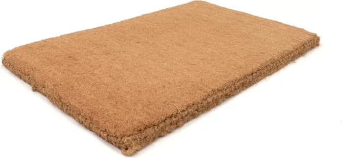 Vista 7 de COCO MATS 'N MORE Felpudo de fibra de coco natural tejida a mano, duradero, de bajo perfil, para puerta delantera, porche, raspa los zapatos más
