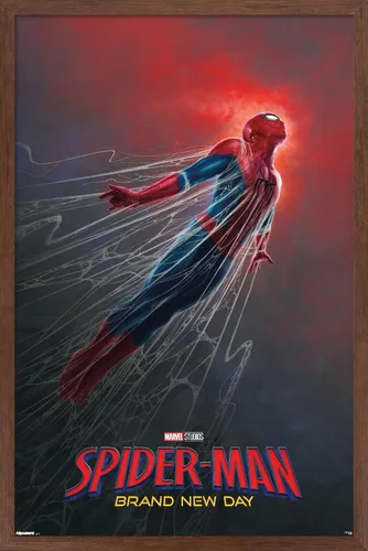 Vista 14 de Trends International Marvel Spider-Man: Brand New Day (2026) - Póster de pared de una hoja Webs, 34 pulgadas de largo x 22.4 W, versión sin marco
