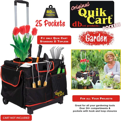 Vista 4 de dbest products Quik Cart - Carrito multiuso plegable