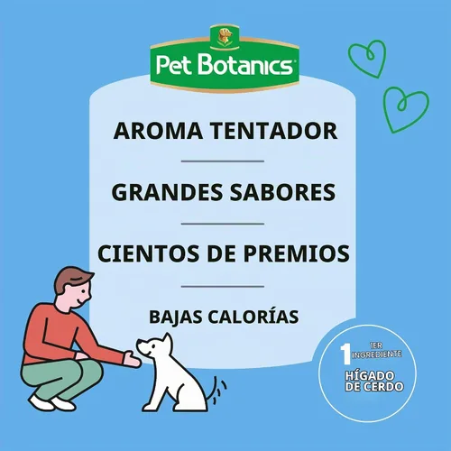 Vista 4 de Pet Botanics Training Rewards - Mini golosinas para perros, tocino, 4 onzas
