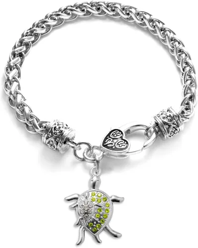 Vista 63 de Inspired Silver - Pulsera de plata con dije personalizado y circonitas cúbicas.