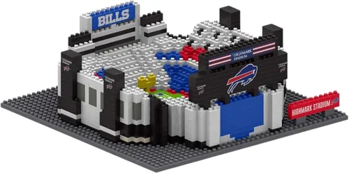 Vista 15 de FOCO NFL Bloques de construcción unisex para adultos 3D Mini BRXLZ con forma de estadio del equipo de la NFL