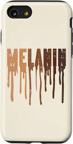 Vista 13 de Funda de regalo para iPhone 14 Goteando Melanina Black African Pride Black Lives Matter