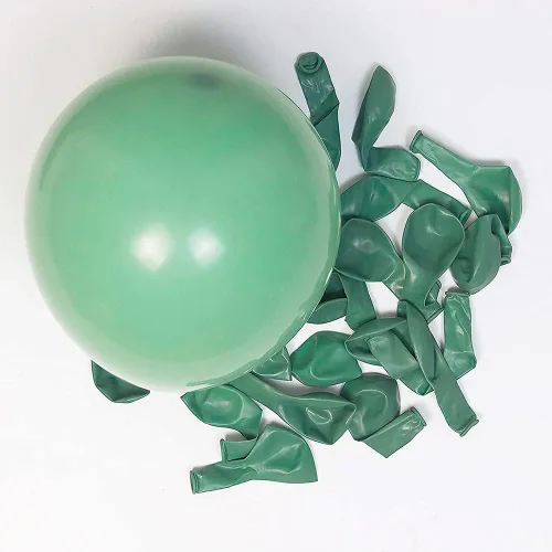 Vista 4 de Kit de arco de globos de 137 piezas, kit de guirnalda de globos de látex (verde oliva)