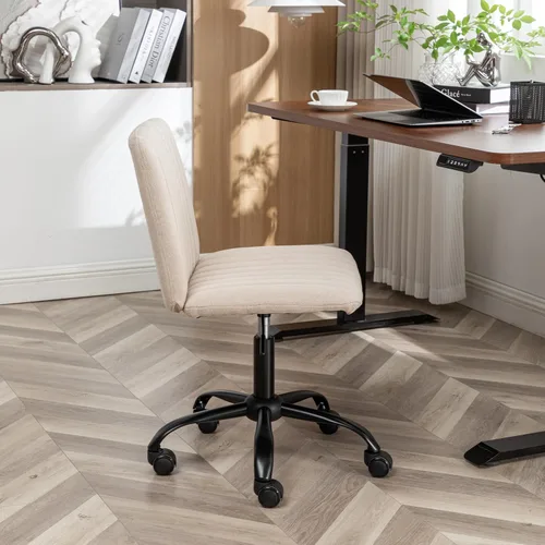 Vista 3 de Office Chair Criss Cross,Adjustable Rolling Swivel Ergonomic Computer Desks Chairs Comfy Seat for Home Office,Comfortable Mid Back Wide Gaming Desk