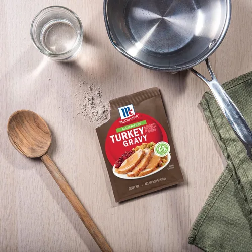 Vista 8 de McCormick Mezcla de salsa de pavo (sin gluten), 0.88 oz