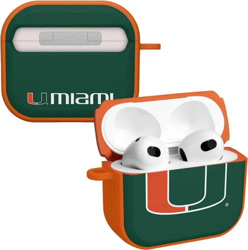 Vista 6 de Affinity Bands Miami Hurricanes Champion Series HDX - Funda compatible con Apple AirPods Pro
