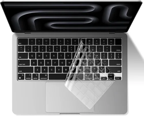 Vista 8 de EooCoo Funda de teclado para MacBook Neo, Pro 14/16, Air 13/15, color negro