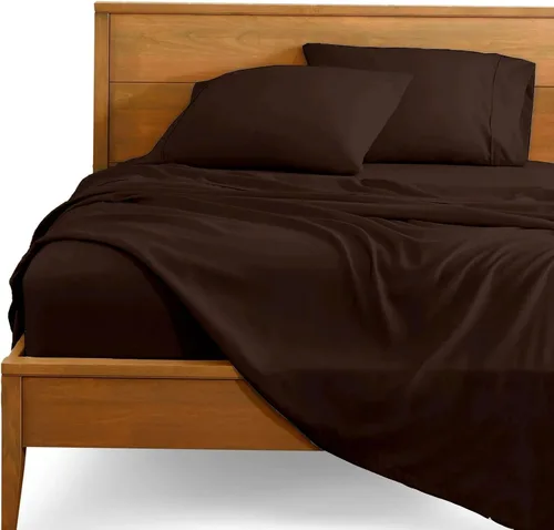 Vista 11 de SlumberWell 4 sábanas de algodón egipcio extra profundas tamaño Queen para caravana, sábanas de algodón de 18 a 24 pulgadas de profundidad