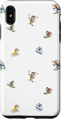 Vista 10 de iPhone 11 Disney Mickey & Pals - Funda para vacaciones de esquí de invierno