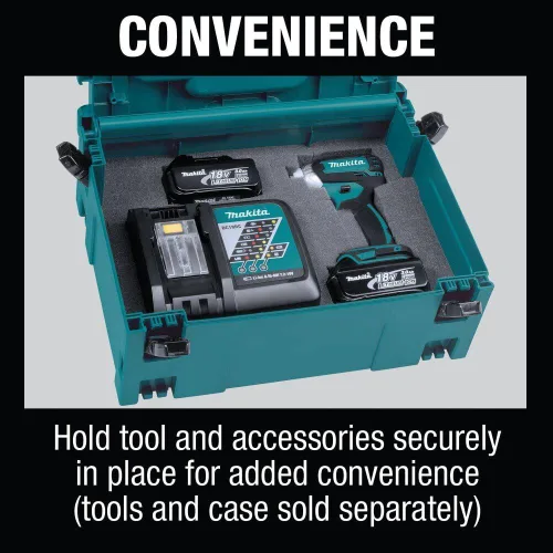 Vista 10 de Makita T-02571 Inserto de espuma personalizable para cajas de enclavamiento