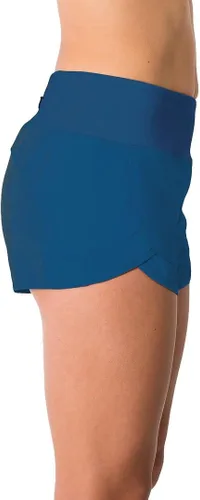 Vista 2 de Tough Mode - Pantalones cortos para mujer, ligeros, con forro de malla, 3 pulgadas, bolsillo con cremallera, para hacer ejercicio, correr