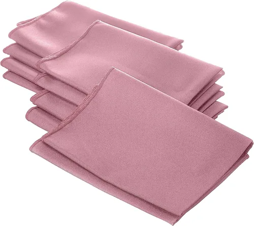 Vista 112 de LA Linen Paquete de 10 servilletas de popelina de poli, servilletas de tela suave, servilletas lavables y reutilizables, servilletas de mesa