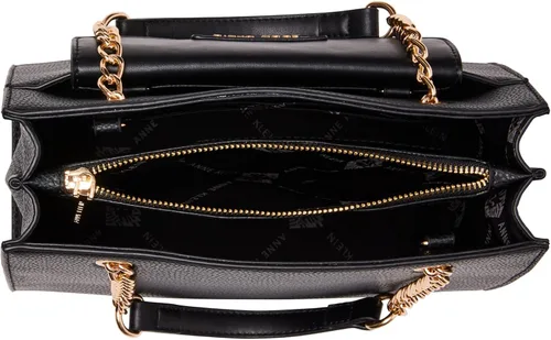Vista 3 de Anne Klein Bolso 2 para 1 con bolsa desmontable, negronegronegro-blanco, negronegronegro-blanco