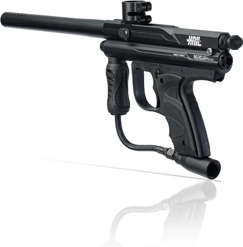 Vista 4 de Mercury Rise Marcador de Pistola de Paintball Semiautomático Hail Calibre .68 Granizo Negro