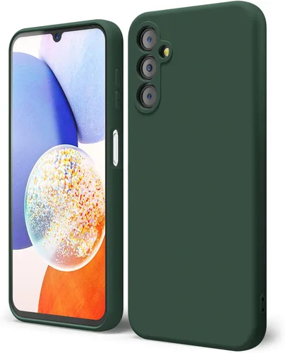 Vista 38 de oakxco Funda para teléfono Samsung Galaxy A12 con agarre de silicona líquida, linda delgada fina suave cubierta de gel de goma TPU lisa para mujeres