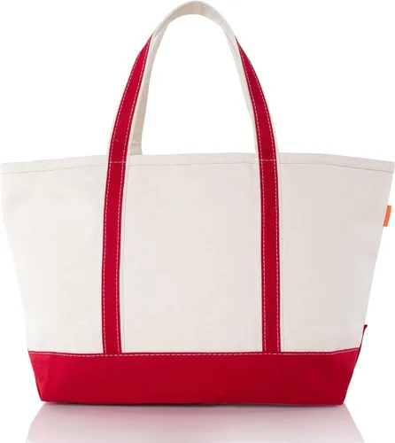 Vista 20 de CB STATION Bolso grande clásico – Bolsa de lona para mujer – Diseño multicolor, perfecta para viajes y compras En blanco: azul bebé