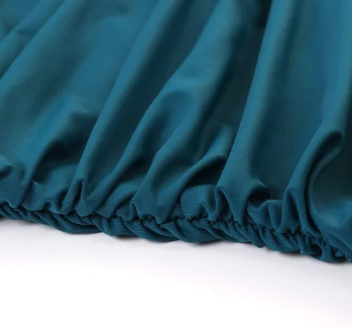 Vista 20 de RXRXCOCO - Traje de baño fruncido de una pieza, con cuello en V, para mujer, con control de abdomen y cuello halter