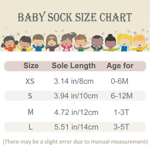 Vista 7 de Calcetines largos de algodón con volantes para niña pequeña