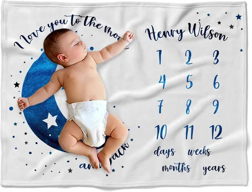 Vista 32 de Manta personalizada de ciervo alpino para bebé, manta personalizada para el cuarto de bebé, manta de vellón suave para la vida silvestre, ropa