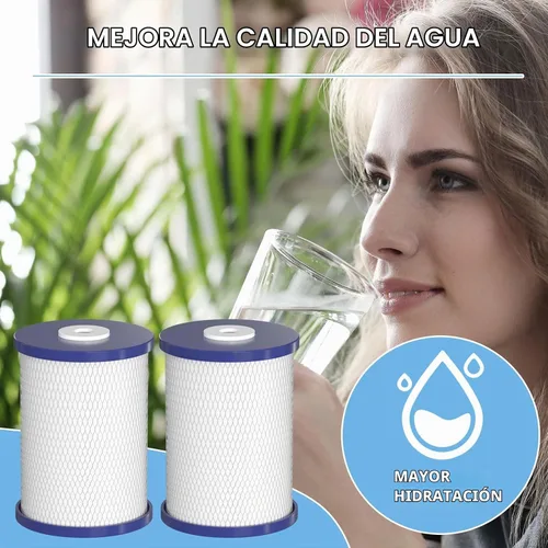 Vista 3 de Filtros de agua de carbón activado con cáscara de coco de 0.5 micrones compatibles con Royal Prestige Frescapure 4000, 4500, 5000, 6000 CT, 6000 UC