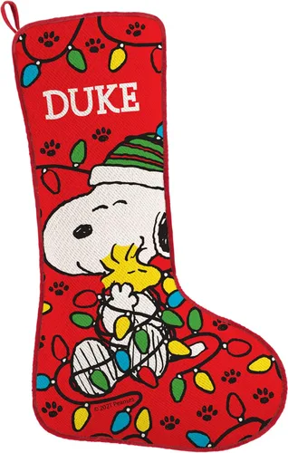 Vista 12 de Let's Make Memories Calcetín de Navidad Personalizado - Personalizado con Tu Nombre - Colores Tradicionales de Fiestas - Calcetines para la Familia