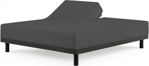 Vista 11 de Sábana bajera de 400 hilos, 100 % algodón, sábana bajera de 400 hilos, tamaño individual, 1 sábana bajera solo se adapta a colchones de hasta 15