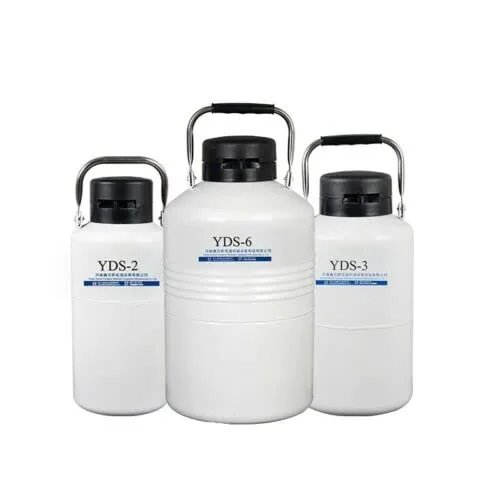 Vista 2 de Contenedor criogénico estático portátil del tanque de almacenamiento del nitrógeno líquido 6L con las correas